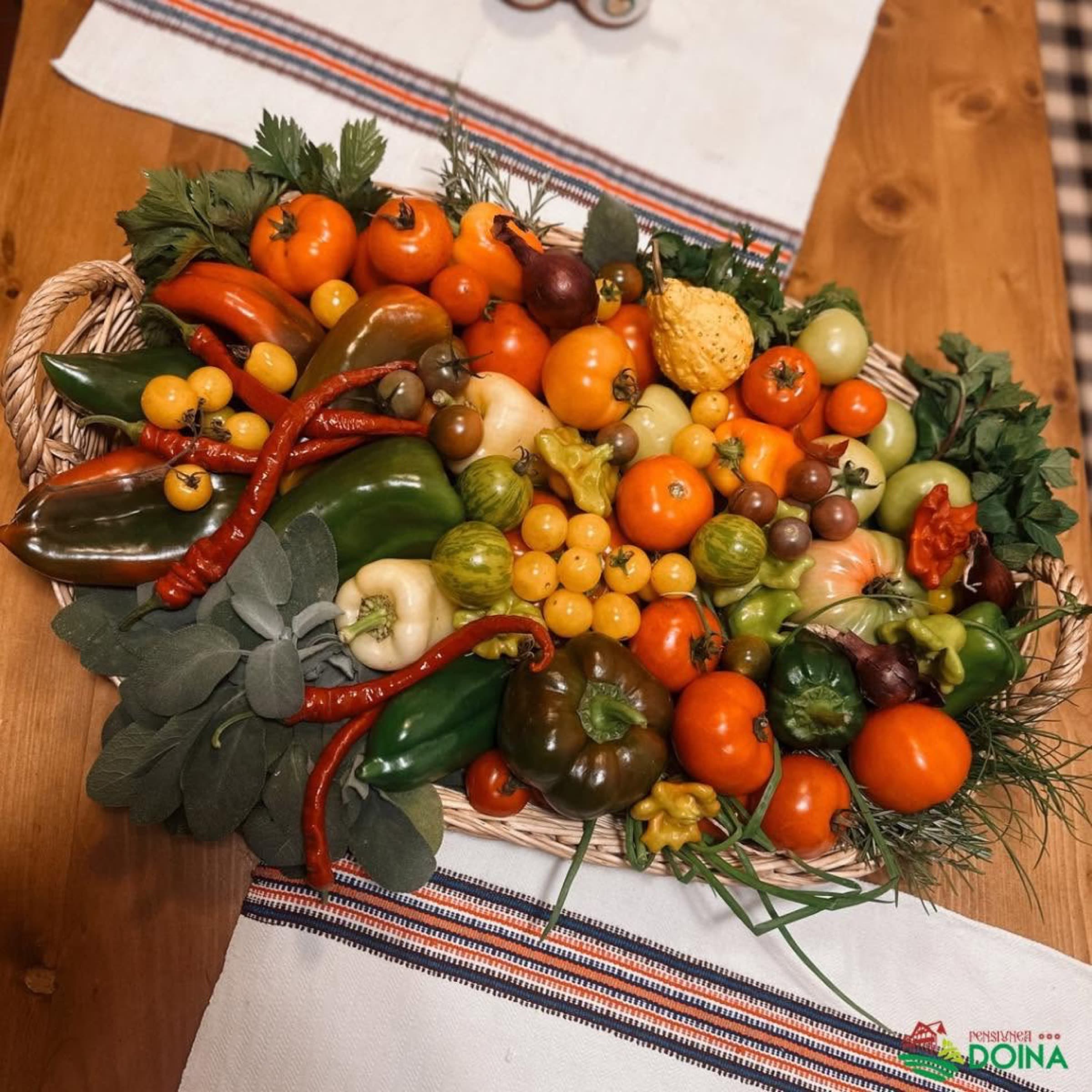 Legume proaspete din grădina gospodăriei